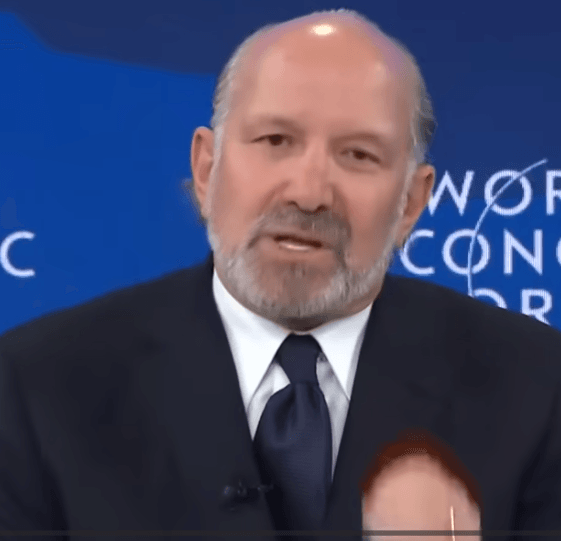 Lutnick speaking at WEF conference