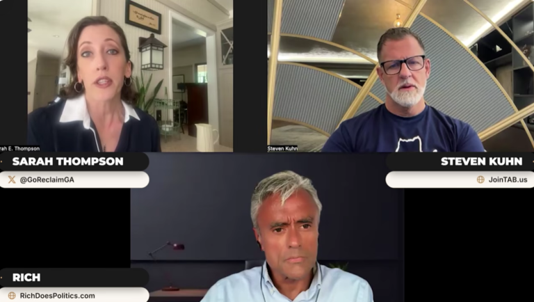 screenshot of broadcast